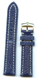 MB GENUINE BLUE ALLIGATOR STRAP 20MM OR 22MM & GEN. ROLEX BUCKLE STEEL OR GOLD