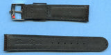 18mm Genuine Black Lizard MB Strap Band Leather Lined & Rolex Tudor Steel Buckle