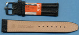 GENUINE BLACK LEATHER CAVADINI STRAP BAND  18mm,  20mm & GEN. ROLEX STEEL BUCKLE