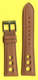 22mm Genuine Perforated Leather Rally Racing MB Strap and Breitling Steel Buckle