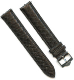 18mm Genuine Black Snake Skin MB Strap Extra Long & Pre TAG Heuer Steel Buckle