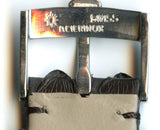 19mm MB Genuine Black Snake Skin Strap Band  Leather Lined & Omega Steel Buckle