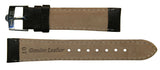 Black Rally Racing Perforated Leather MB Strap Blue Stitch, 20mm & Omega Buckle