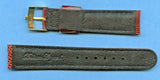 19mm Brown Genuine Lizard MB Strap Band Tang & Rolex Tudor Gold Plated Buckle