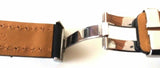 LEATHER MB BAND CLASP BUCKLE STRAP & 20mm BREITLING DEPLOYMENT CLASP