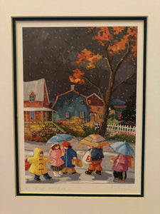 Signed 11 x 14 print by Artist Pauline T. Paquin