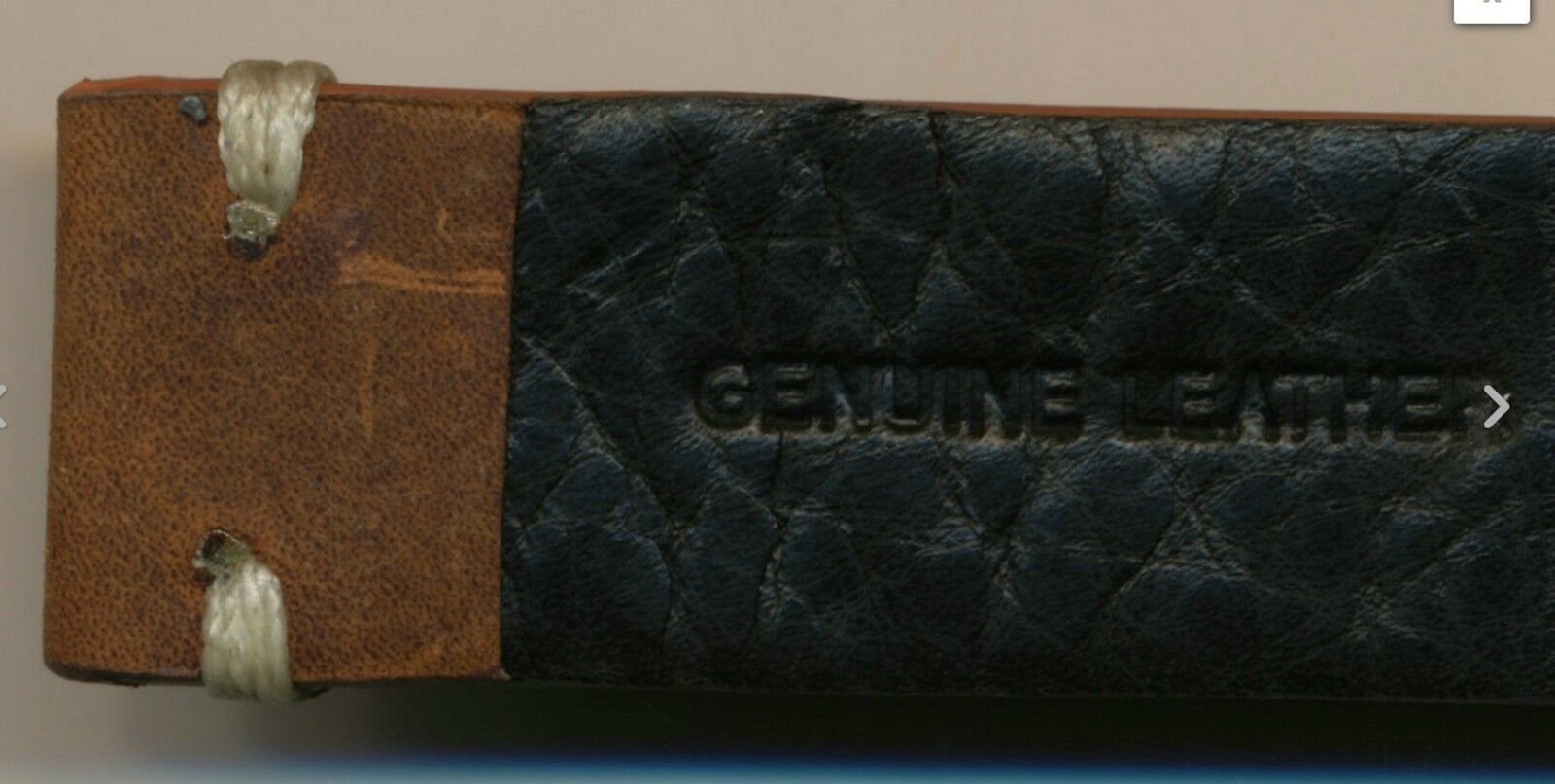 GENUINE BELTING LEATHER MB STRAP BAND 20mm @ LUGS & GENUINE BREITLING BUCKLE