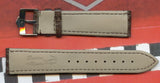 GENUINE ALLIGATOR BROWN STRAP 18mm LEATHER & GENUINE TAG HEUER STEEL BUCKLE