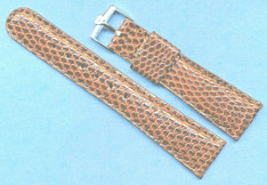 BROWN LIZARD MB STRAP BAND 20mm Leather 765 & NOS VINTAGE BREITLING BUCKLE