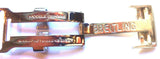 EXTRA LONG LEATHER MB BAND BUCKLE STRAP BAND &  20mm BREITLING DEPLOYMENT CLASP
