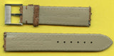 18mm Genuine Light Brown Snake Skin MB Strap Leather & Breitling Steel Buckle