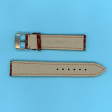 GENUINE ALLIGATOR STRAP BROWN 18mm LEATHER LINED & GENUINE ORIS STEEL BUCKLE