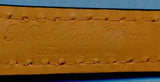 20mm GENUINE LIZARD MB STRAP BAND LEATHER PADDED TANG & PRE TAG HEUER BUCKLE