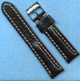 20mm GEN. LEATHER, GEN. LIZARD, GEN.WILD BOAR MB STRAP BAND & BREITLING BUCKLE