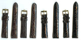 18mm Gen. Black Crocodile MB Strap For Constellation & Vintage Omega Gold Buckle