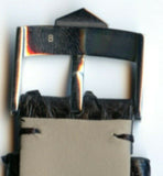 18mm Genuine Black Snake Skin MB Strap Extra Long & Pre TAG Heuer Steel Buckle