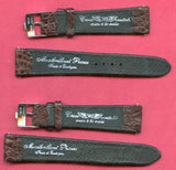 Genuine Brown Crocodile MB Strap Leather Lined 20mm & Rolex Tudor Steel Buckle