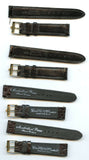 18mm Gen. Black Crocodile MB Strap For Constellation & Vintage Omega Gold Buckle