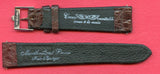 20mm Genuine Crocodile MB Strap Band For Seamaster & Vintage Omega Steel Buckle