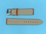 GEN. ALLIGATOR BROWN COGNAC STRAP LEATHER 19mm & GENUINE TUDOR STEEL BUCKLE