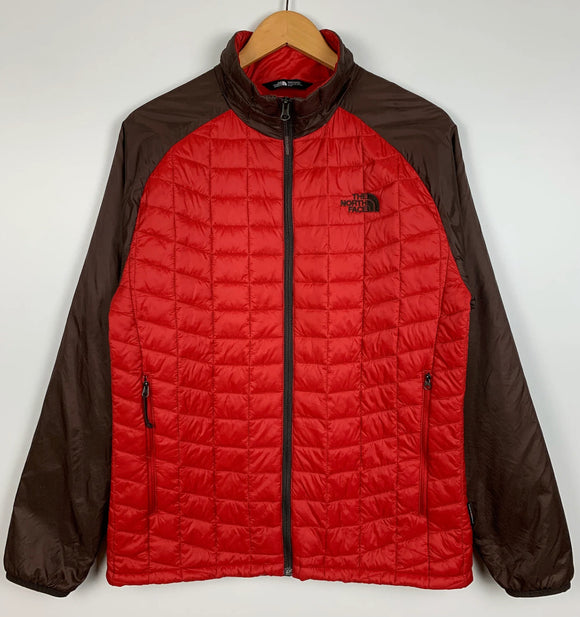 TNF The North Face Thermoball Hoodie, Size M - Sequoia Red - Very Good Condition